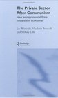The Private Sector after Communism New Entrepreneurial Firms in Transition Economies