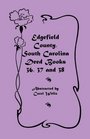 Edgefield County South Carolina Deed Books 36 37  38