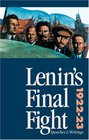 Lenin's Final Fight Speeches and Writings 192223