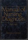 Manual of Nursing Diagnosis 198485