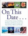 On This Date  A DaybyDay Listing of Holidays Birthday and Historic Events and Special Days Weeks and Months