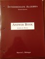 Intermediate Algebra  Answer Book