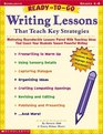 ReadytoGo Writing Lessons That Teach Key Strategies