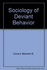 Sociology of Deviant Behavior