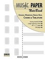 Music Paper Notebook  Ukulele Mandolin Banjo Bass Chord  Tablature