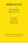 Simplicius On Aristotle Physics 815