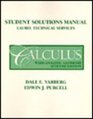 Calculus With Analytic Geometry Student Solution Manual Laurel Technical Services