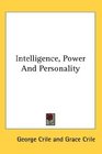 Intelligence Power And Personality