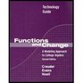Functions And Change Graphing Calculator Keystroke Guide Second Edition