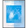 Student's Solutions Manual to accompany Calculus Multivariable Early Transcendental Functions