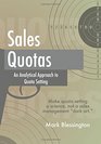 Sales Quotas An Analytical Approach to Quota Setting