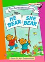 He Bear, She Bear (Bright and Early Books) (Berenstain Bears)