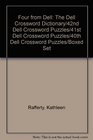 Four from Dell The Dell Crossword Dictionary/42nd Dell Crossword Puzzles/41st Dell Crossword Puzzles/40th Dell Crossword Puzzles/Boxed Set