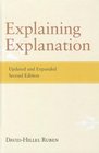 Explaining Explanation Updated and Expanded Second Edition
