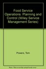 Food Service Operations Planning and Control