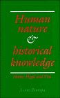 Human Nature and Historical Knowledge Hume Hegel and Vico