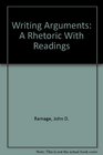 Writing Arguments A Rhetoric With Readings