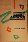Concepts of ObjectOriented Programming