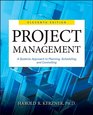 Project Management A Systems Approach to Planning Scheduling and Controlling