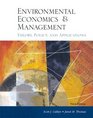 Environmental Economics and Management Theory Policy and Applications With Economic Applications Card