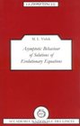 Asymptotic Behaviour of Solutions of Evolutionary Equations