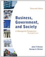 Business Government and Society A Managerial Perspective
