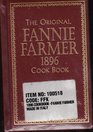 The original Fannie Farmer 1896 cook book