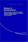Essays in Econometrics Volume 1 Spectral Analysis Seasonality Nonlinearity Methodology and Forecasting  Collected Papers of Clive W J Granger