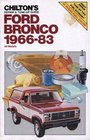 Chilton's repair  tuneup guide Ford Bronco 196683 all models