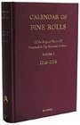 Calendar of the Fine Rolls of the Reign of Henry III  I 12161224
