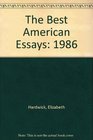 The Best American Essays 1986