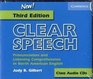 Clear Speech Class Audio CDs  Pronunciation and Listening Comprehension in American English