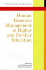 Human Resource Management in Higher and Further Education
