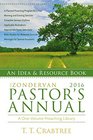 The Zondervan 2016 Pastor's Annual An Idea and Resource Book