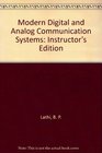 Modern Digital and Analog Communication Systems Instructor's Edition