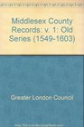 Middlesex County Records v 1 Old Series