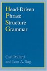 HeadDriven Phrase Structure Grammar