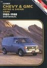 Chevy  GMC Astro  Safari compact vans 19851988