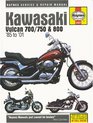 Haynes Repair Manual Kawasaki Vulcan 700/750 and 800 19852001