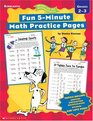 Fun 5Minute Math Practice Pages Grades 23