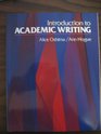 Introduction to Academic Writing