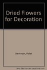 Dried Flowers for Decoration