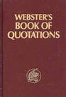 Webster's Book of Quotations