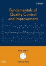 Fundamentals of Quality Control and Improvement Set