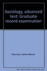 Sociology advanced test Graduate record examination
