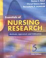 Essentials of Nursing Research Methods Appraisal and Utilization