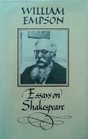 William Empson Essays on Shakespeare