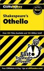 Cliffs Notes Shakespeare's Othello