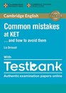 Common Mistakes at KET and How to Avoid Them Paperback with Testbank