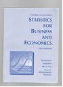 Test bank to accompany statistics for business and economics Fifth edition David R Anderson Dennis J Sweeney Thomas A Williams